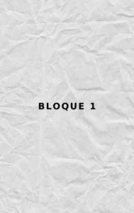 Bloque 1. Aspectos básicos a tener en cuenta